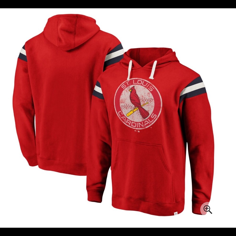 NWOT Men’s St. Louis Cardinals Retro Pullover M